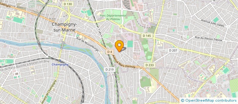 localisation de l'entreprise MONSIEUR RIGOBERT GANYWAMULUME à CHAMPIGNY-SUR-MARNE
