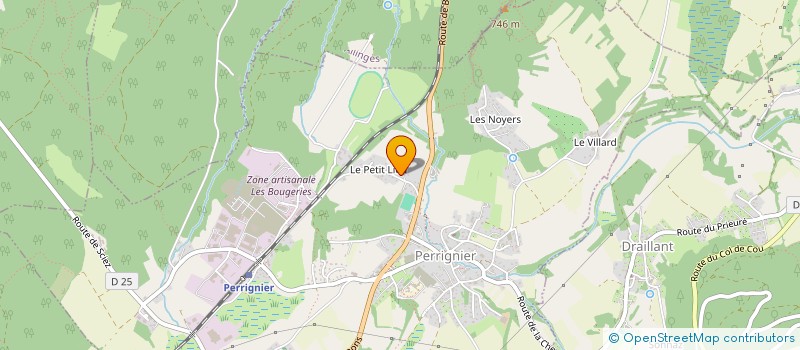 localisation de l'entreprise MONSIEUR RIJA RIJA RAKOTOMANIRAKA  PERRIGNIER