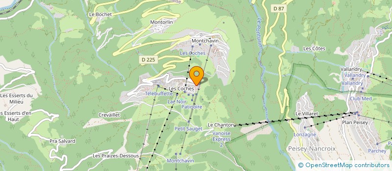 localisation de l'entreprise MONSIEUR RIK WISGERHOF  LA PLAGNE TARENTAISE