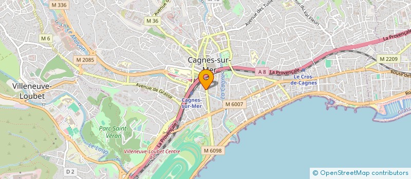 localisation de l'entreprise MONSIEUR RILES CHERFI à CAGNES-SUR-MER