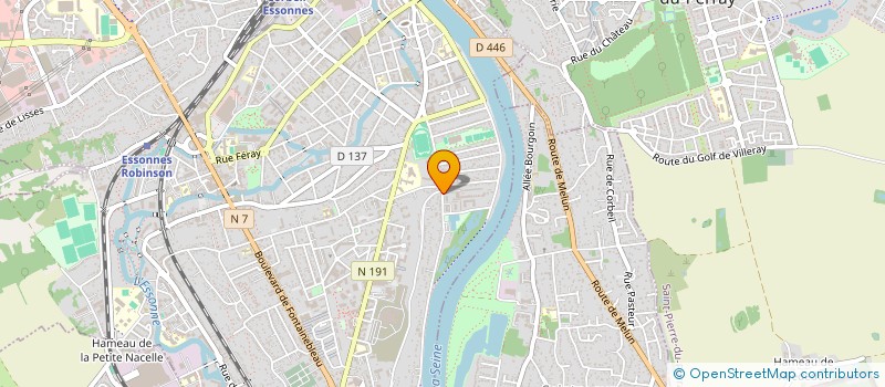 localisation de l'entreprise MONSIEUR RILESSE KACI à CORBEIL-ESSONNES