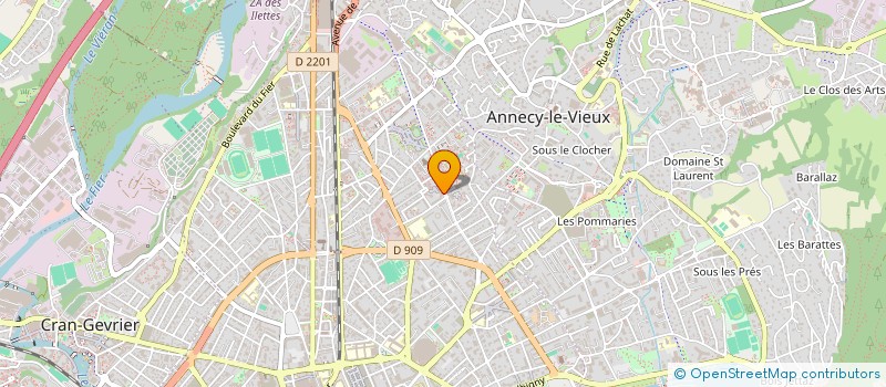 localisation de l'entreprise MONSIEUR RILIND MORINA à ANNECY