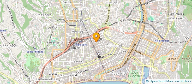 localisation de l'entreprise MONSIEUR RIMAUDO NUNZIO à NICE