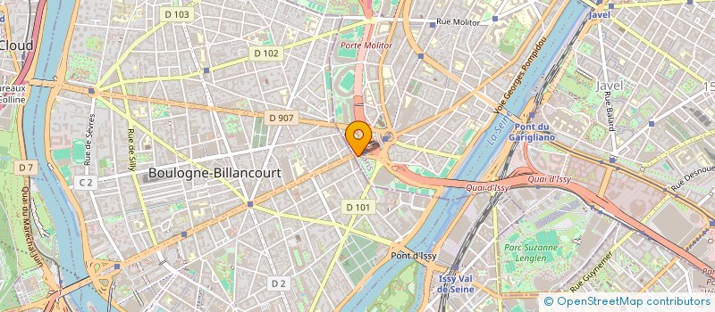 localisation de l'entreprise MONSIEUR RIME LELEU  BOULOGNE-BILLANCOURT