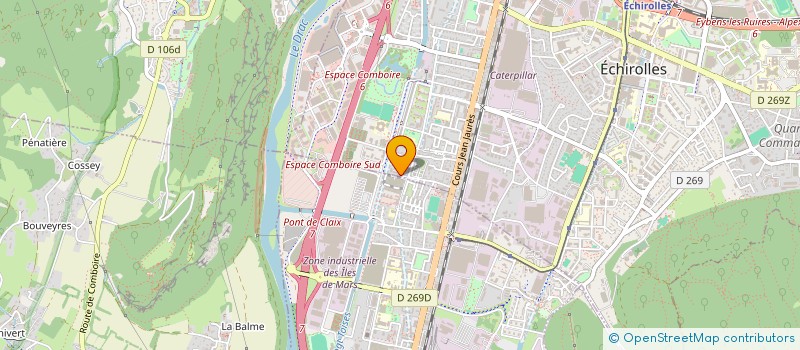 localisation de l'entreprise MONSIEUR RINA RASOLOFONIAINA à ECHIROLLES