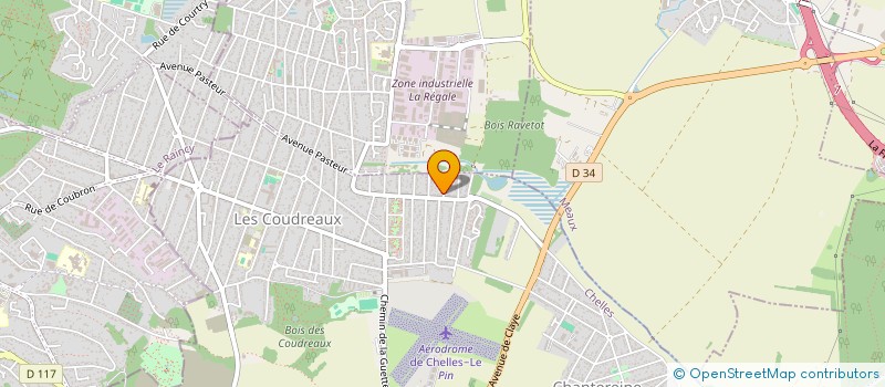 localisation de l'entreprise MONSIEUR RINALDO DE PRATO  CHELLES