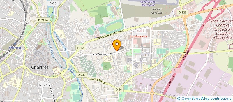 localisation de l'entreprise MONSIEUR RINALDO MARRAS à CHARTRES