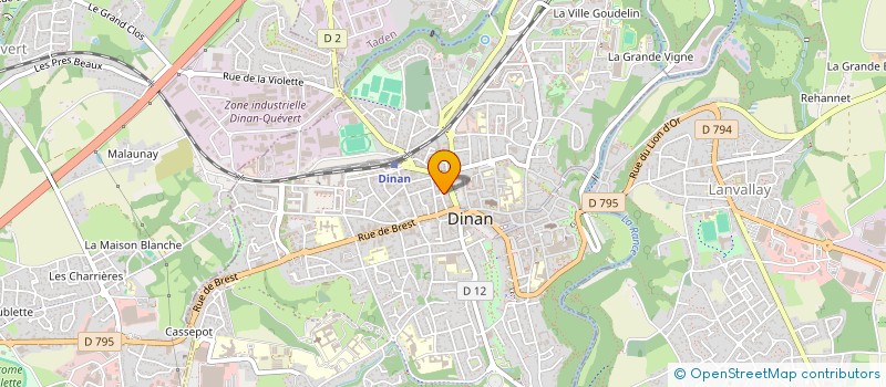 localisation de l'entreprise MONSIEUR RINAT ANIMAEV à DINAN