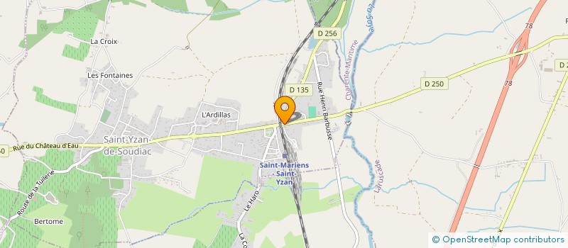 localisation de l'entreprise MONSIEUR RINEL TCHI MOO KENG DAPNET  SAINT-YZAN-DE-SOUDIAC