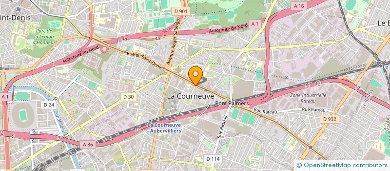 localisation de l'entreprise MONSIEUR RINGKU KUMAR DAS à LA COURNEUVE