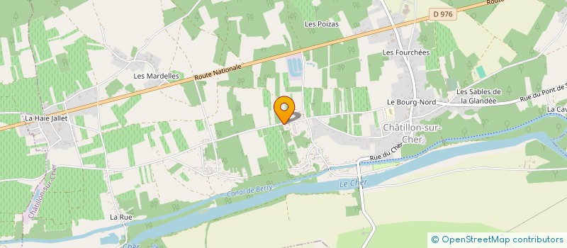 localisation de l'entreprise MONSIEUR RINGO CAPELLO  CHATILLON-SUR-CHER