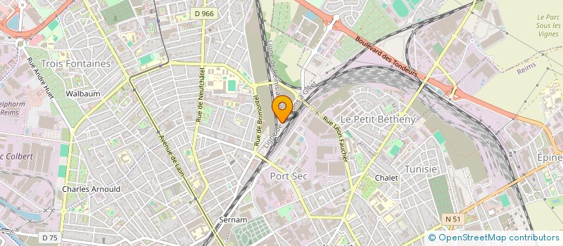 localisation de l'entreprise MONSIEUR RINGO KLATT  REIMS