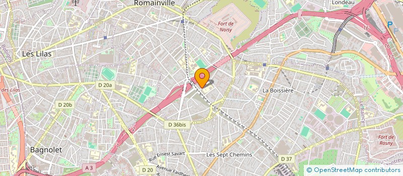 localisation de l'entreprise MONSIEUR RINILDO SILSA  ROMAINVILLE