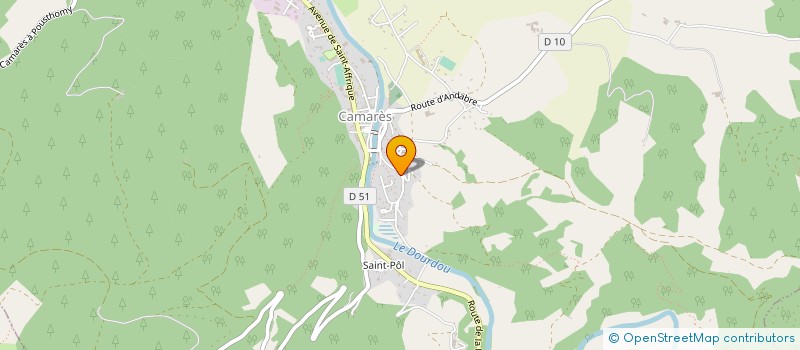 localisation de l'entreprise MONSIEUR RINO ANGOLETTA  CAMARES