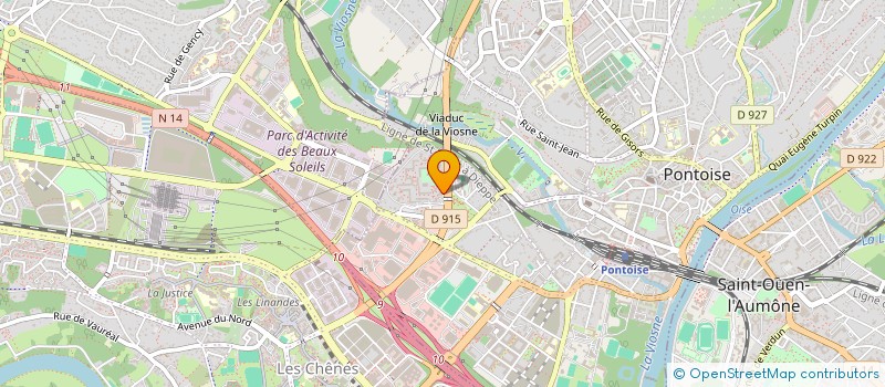 localisation de l'entreprise MONSIEUR RINZIN THUPTEN  PONTOISE