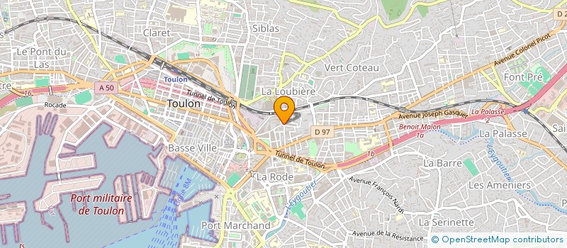 localisation de l'entreprise MONSIEUR RIO RAHAINGOARISOA  TOULON