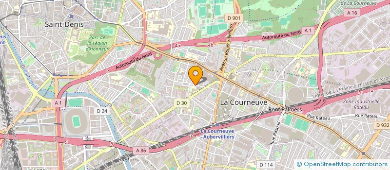 localisation de l'entreprise MONSIEUR RISSEN CHINASAMY à LA COURNEUVE