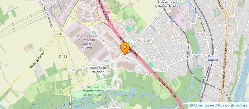 localisation de l'entreprise MONSIEUR RITCHIE HORNECK  VILLABE