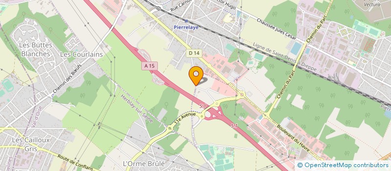 localisation de l'entreprise MONSIEUR RITCHIE LAUROT à PIERRELAYE