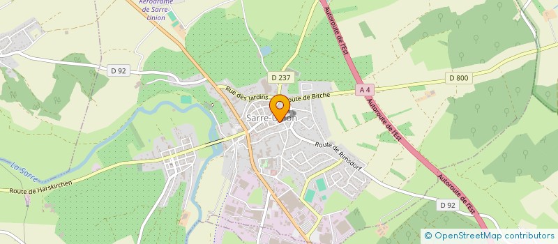 localisation de l'entreprise MONSIEUR RITCHY AREND  SARRE-UNION