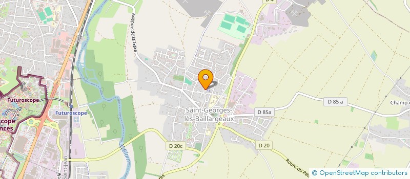 localisation de l'entreprise MONSIEUR RITCHY CITA  SAINT-GEORGES-LES-BAILLARGEAUX