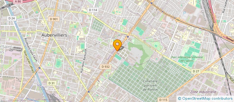 localisation de l'entreprise MONSIEUR RITCHY SITU PEBE  AUBERVILLIERS