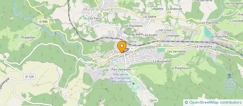 localisation de l'entreprise MONSIEUR RITHY EAP à LA BOURBOULE
