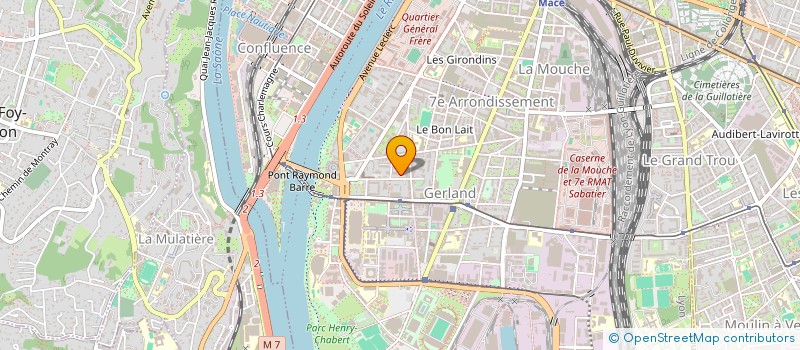 localisation de l'entreprise MONSIEUR RIVET PATRICE  LYON