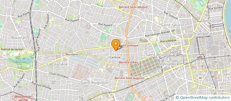 localisation de l'entreprise MONSIEUR RIVO RAKOTOARIJAONA à BORDEAUX