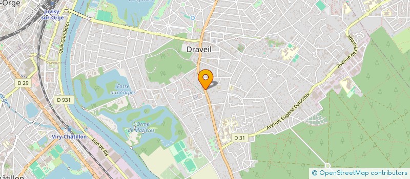 localisation de l'entreprise MONSIEUR RIVONIRINA ANDRIASON à DRAVEIL