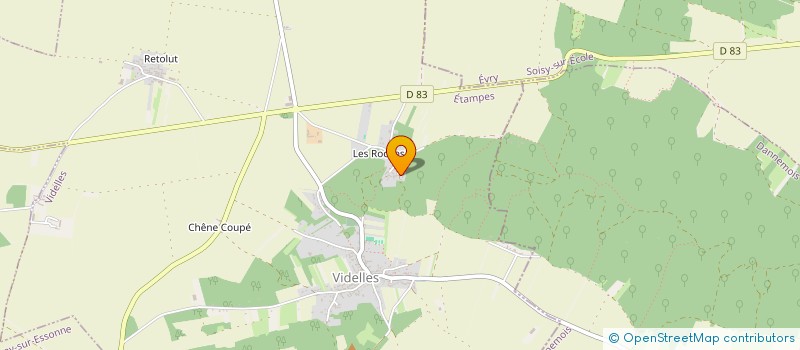 localisation de l'entreprise MONSIEUR RIWAN CHICH  VIDELLES