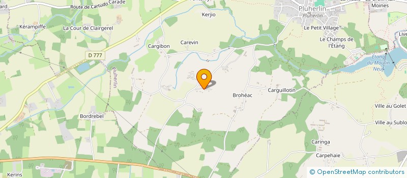 localisation de l'entreprise MONSIEUR RIWAN TREMUREAU  PLUHERLIN