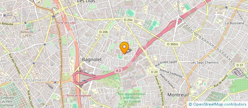 localisation de l'entreprise MONSIEUR RIYAAD KASSEE à BAGNOLET