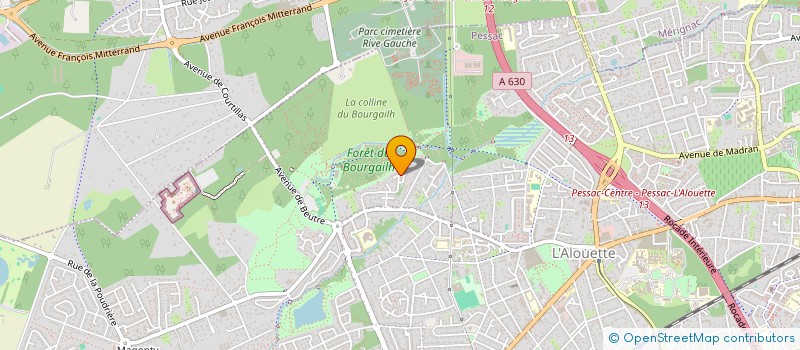 localisation de l'entreprise MONSIEUR RIYAD ALIOUI  PESSAC