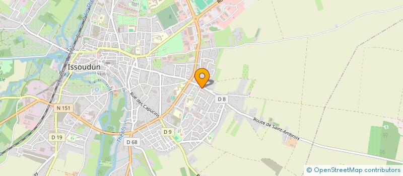localisation de l'entreprise MONSIEUR RIYAD BENCHAA à ISSOUDUN