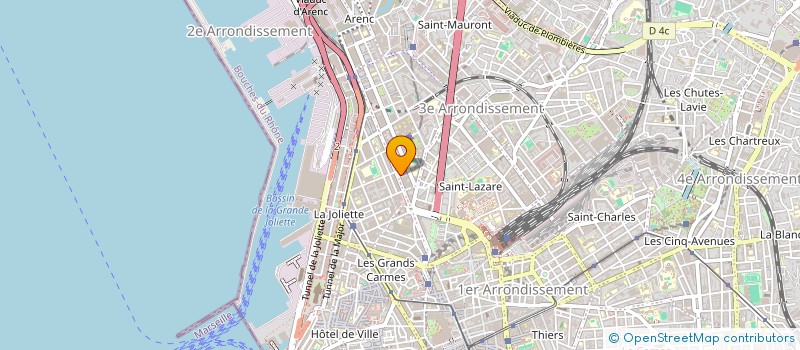 localisation de l'entreprise MONSIEUR RIYAD BERRACHED  MARSEILLE