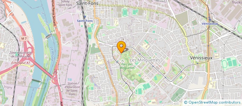 localisation de l'entreprise MONSIEUR RIYAD BITAM  VENISSIEUX