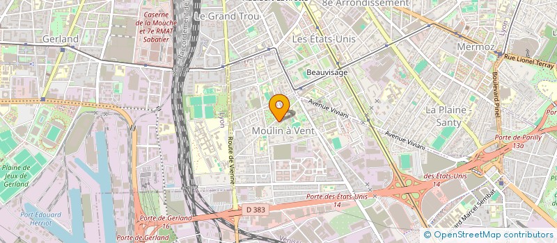 localisation de l'entreprise MONSIEUR RIYAD EUSEBI  VENISSIEUX