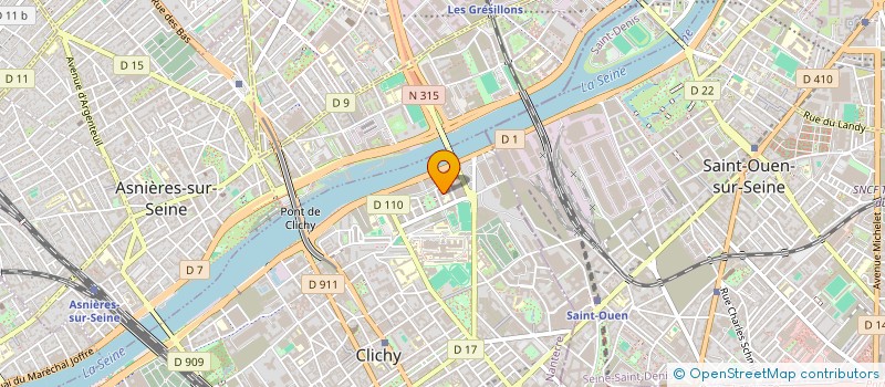localisation de l'entreprise MONSIEUR RIYAD ISSAFI à CLICHY