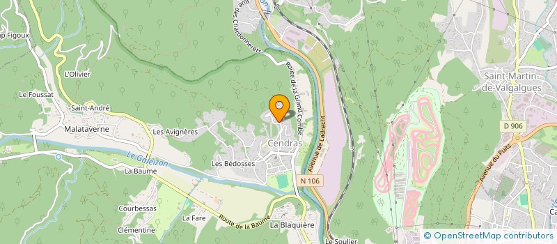 localisation de l'entreprise MONSIEUR RIYAD KASRI  CENDRAS