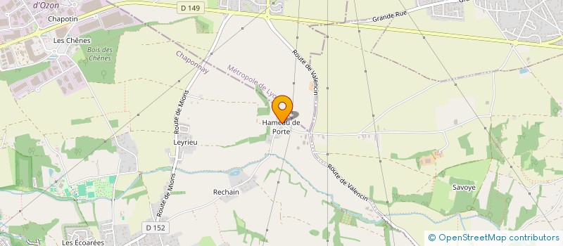 localisation de l'entreprise MONSIEUR RIYAD KEZADRI  CHAPONNAY