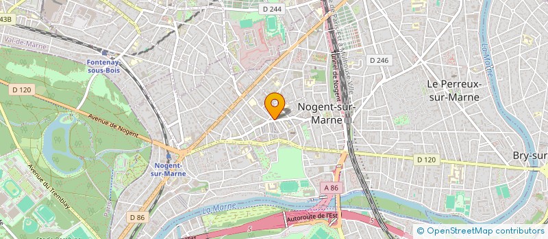 localisation de l'entreprise MONSIEUR RIYAD LABBAS  NOGENT-SUR-MARNE