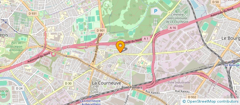 localisation de l'entreprise MONSIEUR RIYAD MAHMUD à LA COURNEUVE