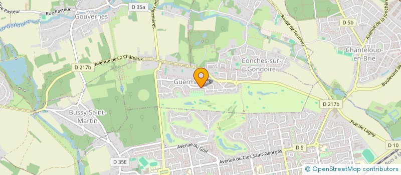 localisation de l'entreprise MONSIEUR RIYAD MEDJADI  GUERMANTES