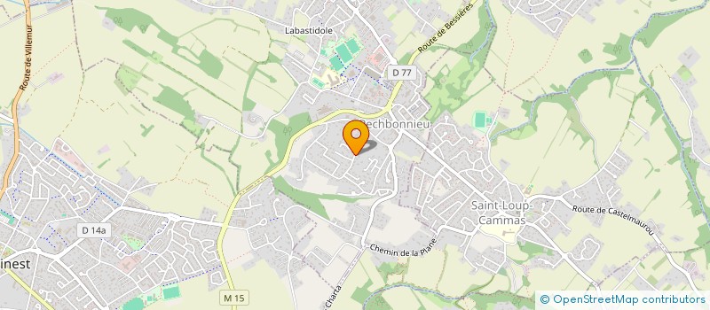 localisation de l'entreprise MONSIEUR RIYAD NASRI  PECHBONNIEU