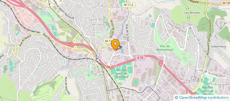 localisation de l'entreprise MONSIEUR RIYAD SAHRAOUI  SAINT-ETIENNE