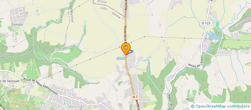 localisation de l'entreprise MONSIEUR RIYAD SEDIRI  SEYSSUEL