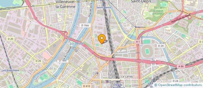 localisation de l'entreprise MONSIEUR RIYADH BENGHALEM  SAINT-DENIS