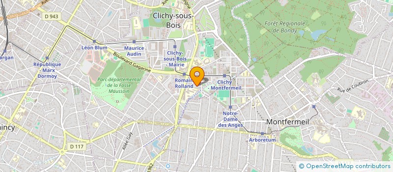 localisation de l'entreprise MONSIEUR RIYADH CHAIB à CLICHY-SOUS-BOIS