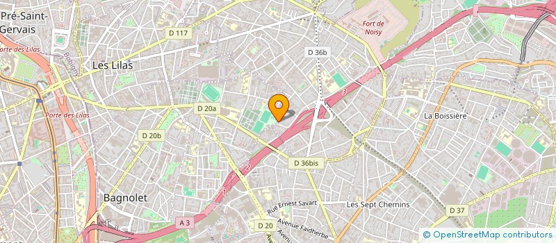 localisation de l'entreprise MONSIEUR RIYANE HOSSENBUCCUS à BAGNOLET
